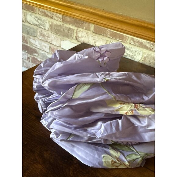 Lavender Floral Print Avon Compact Umbrella With Matching Case - Picture 6 of 11